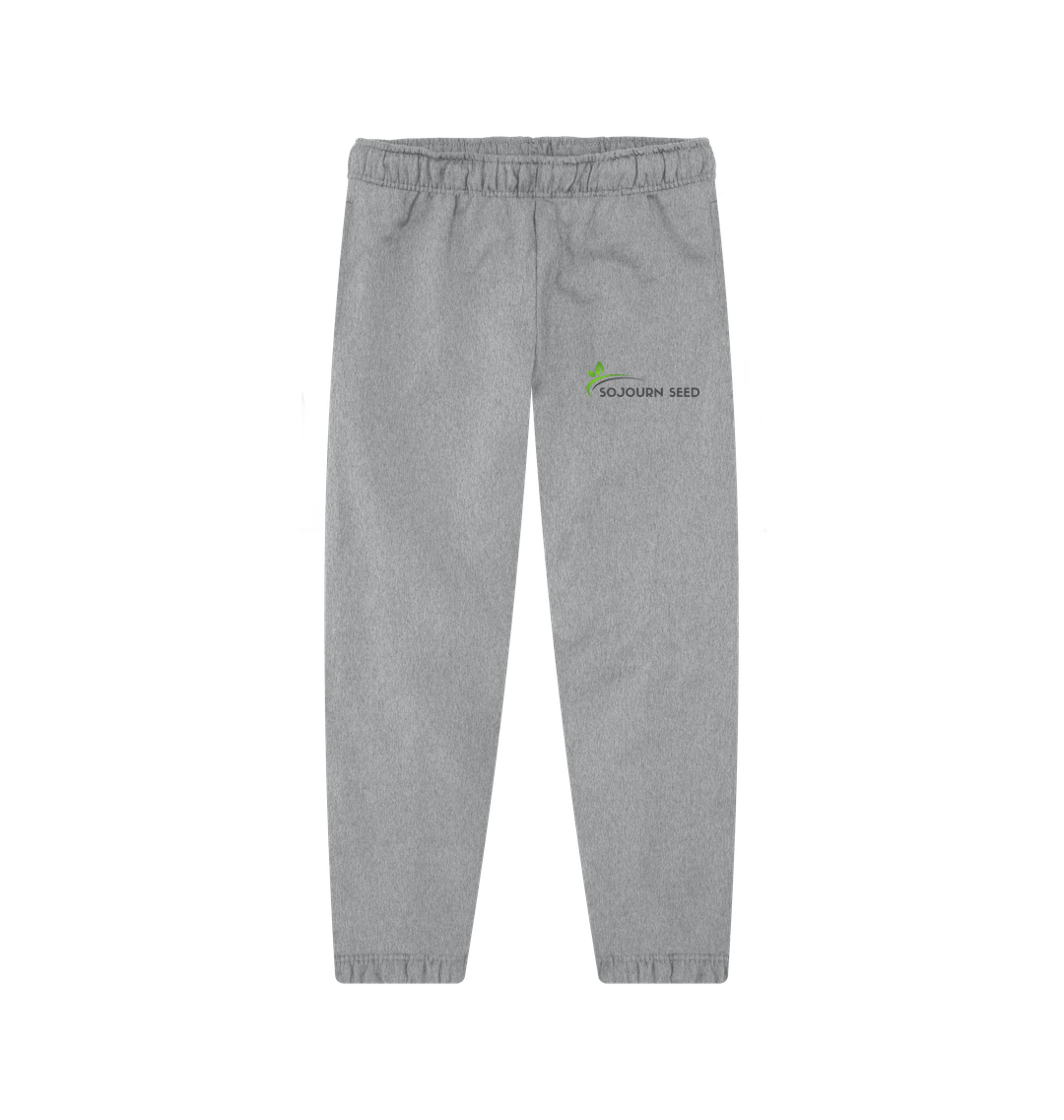Sojourn Seed gray joggers designed as everyday sweatpants for men and women with elastic waistband