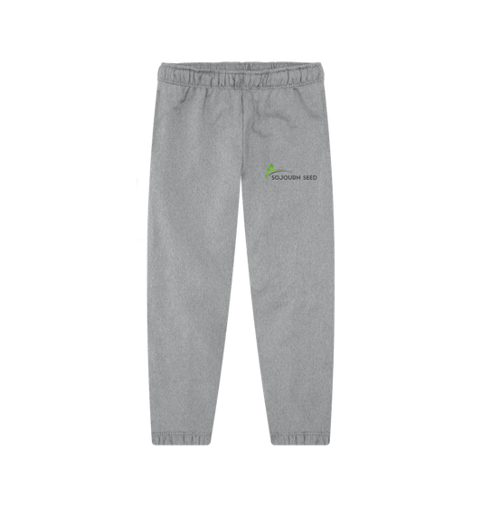 Sojourn Seed gray joggers designed as everyday sweatpants for men and women with elastic waistband